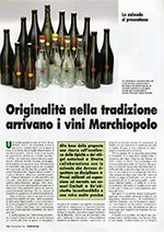 ORIGINALITA' NELLA TRADIZIONE, ARRIVANO I VINI MARCHIOPOLO